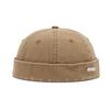Outdoor Gewaschener Denim Schirmlose Docker Cap Baumwolle Verstellbar Hip Hop Hut Einfarbige Schirmlose Mütze Junge Mädchen