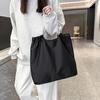 Shopping Bag Waterproof Nylon Fabric Large Capacity Foldable Single Shoulder Bag Travel-friendly Shopping Tote Bag
