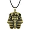 45cm Necklace Leather Chain Big Chief Pharaoh Buddhism Minimalist Jewelry Components QN015
