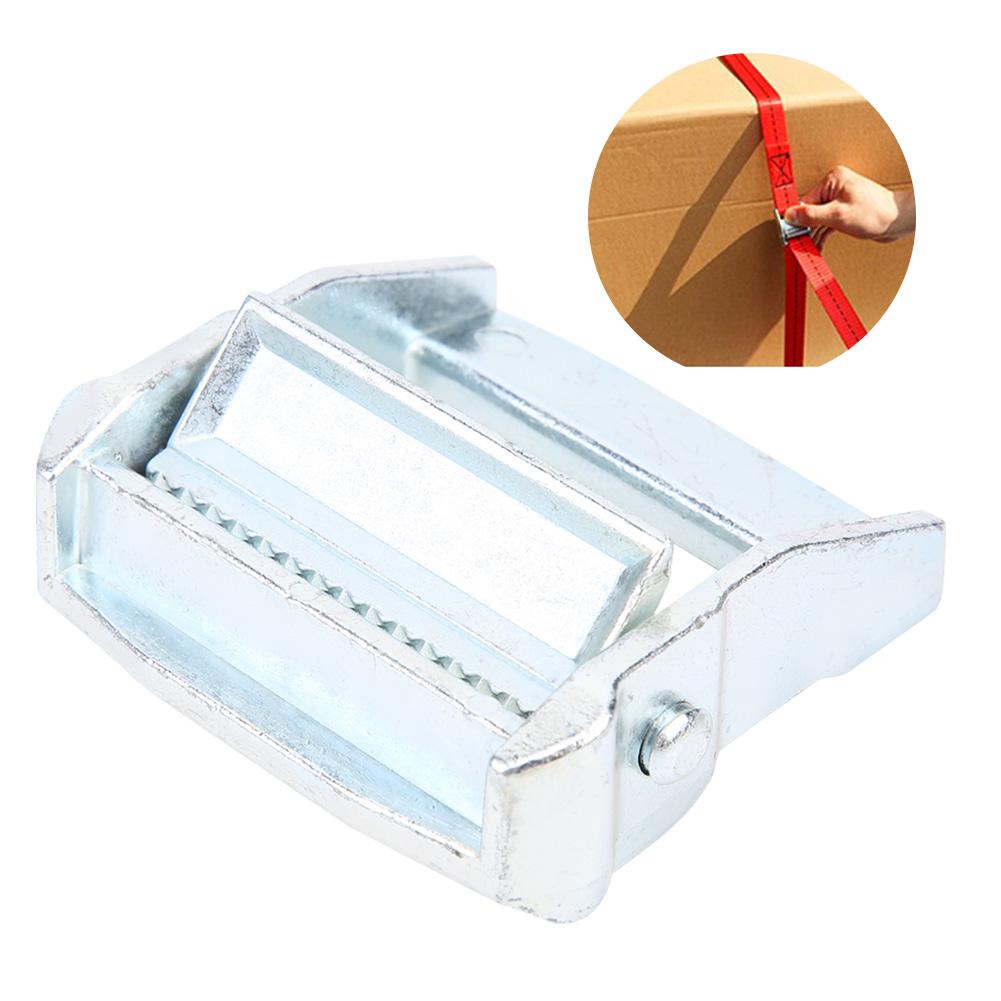 Zinc Alloy Buckle for Heavy Duty Tiedown Cargoes Strap Fixed Tensioner Ratchet Buckle(White Zinc 50mm)