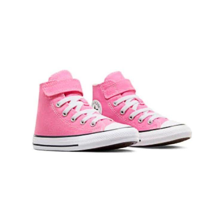 Converse All Star 1V Comfortable Versatile Trendy High-Top Walking Shoes Baby Shoes Pink A06792C