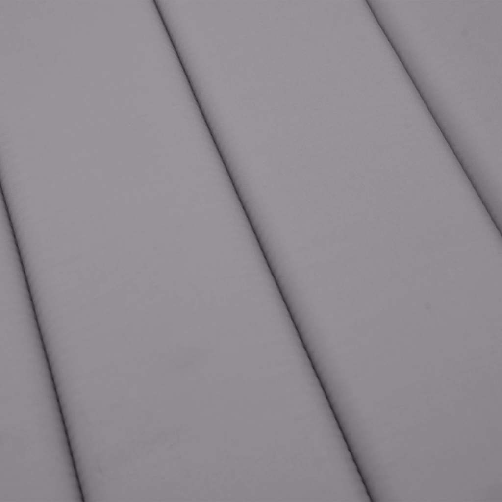Vidaxl Poduszka Na Leżak, Szara, 180X60X3 Cm, Tkanina Oxford