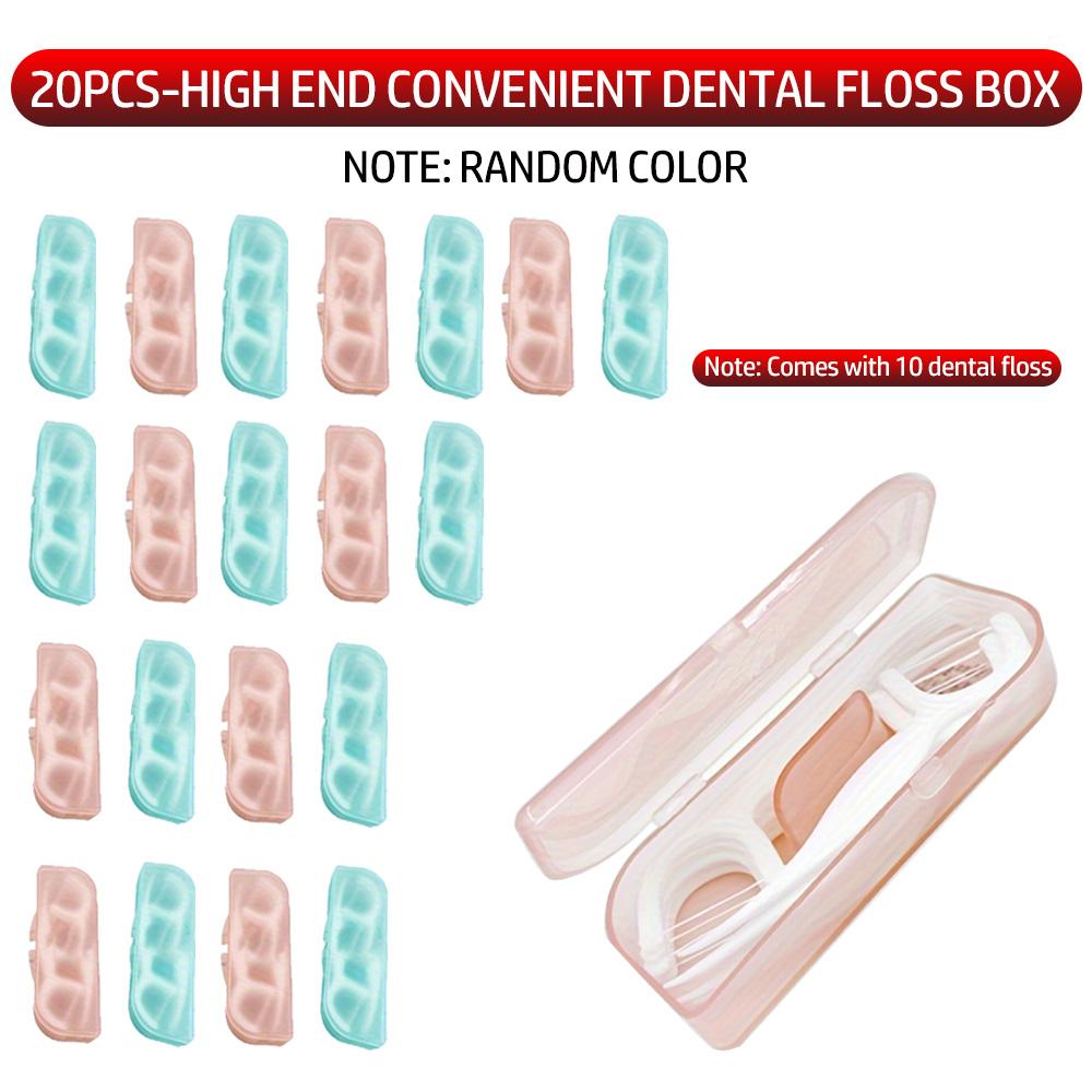 50/30/20/10/5PCS high-end convenient dental floss box, containing 10 dental floss, suitable for carrying with you