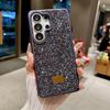 Glitter Bling Diamond Sparkle Case For Samsung Galaxy S23 S24 S25 S26 Ultra Plus Metal Logo Back All-Inclusive Protective Cover