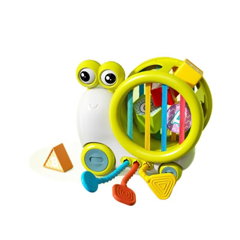 Infant Snail Sesele Early Education Shape Matching Toy Car Baby Finger Lala Music Educational Toy