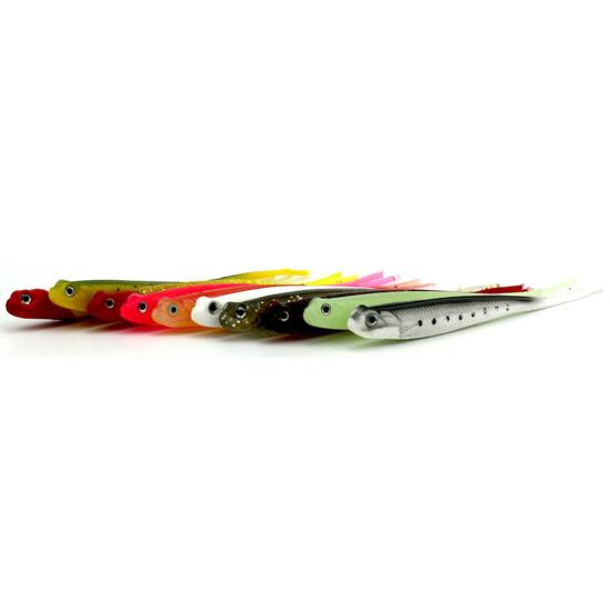 10 Teile/los Mehrfarbige Weiche Kunststoff 3D Augen Köder 13 cm Angeln Köder Tackle Werkzeuge