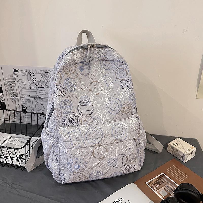 Schoolbag spring trend new large capacity simple small fresh backpack leisure student backpack outdoor travel backpack