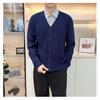Light Luxury V-neck Knit Cardigan for Teens - Spring & Autumn Style