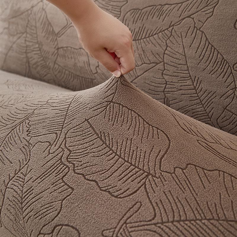 Armless Futon Cover Stretch Sofa Bed Slipcover Protector Elastic Feature Rich Textured High Spandex Small Checks Jacquard