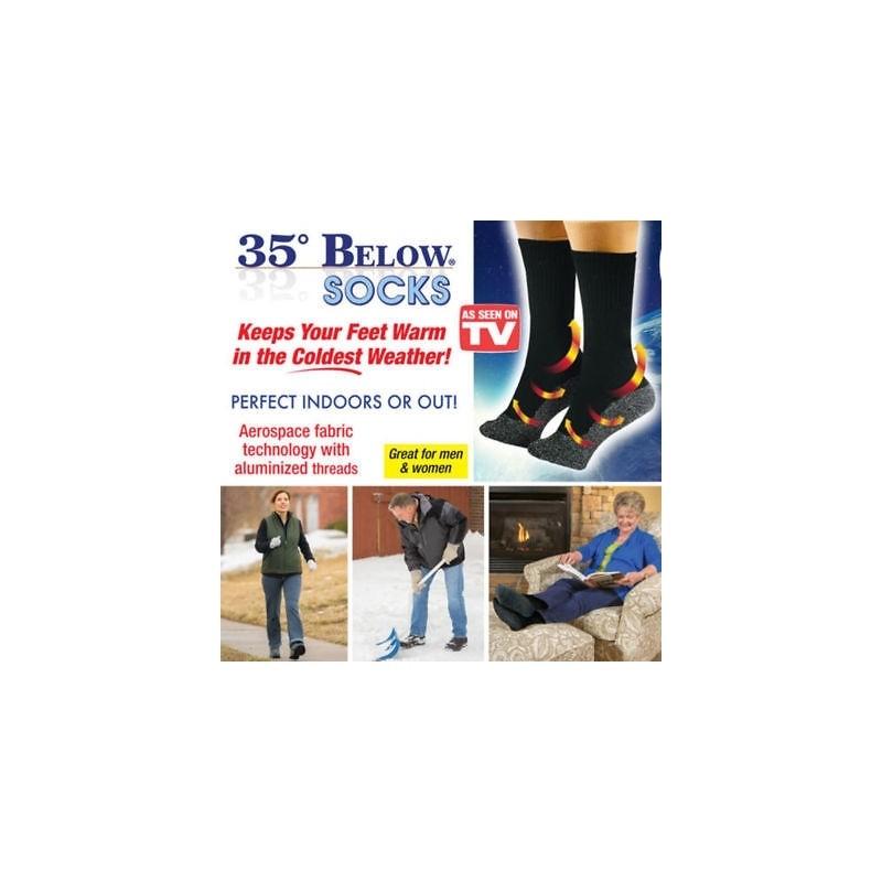 Cozy And Warm 35 Below Socks With Aluminized Fibers For Ultimate Comfort