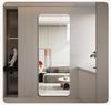 Frameless Wall-Mounted Dressing Mirror for Home or Dorm