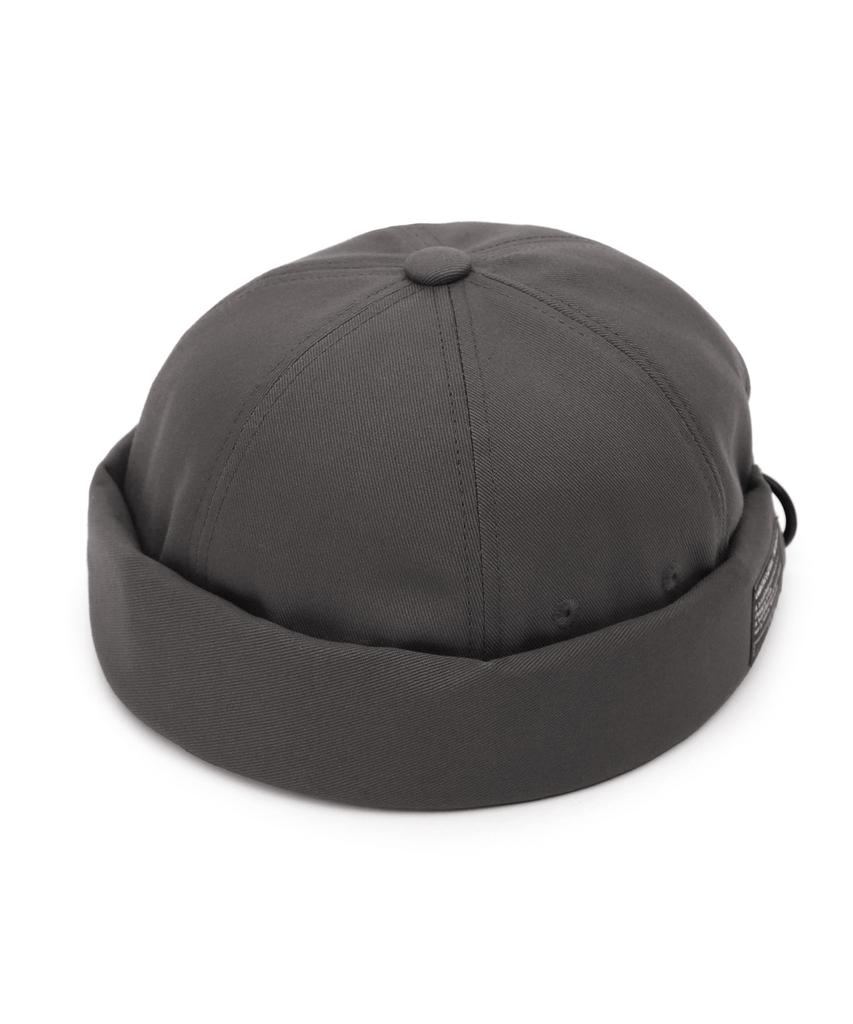 Eondeokeonteulol Cotton Brimless Cap Mold Cap / Twill Cotton / Charcoal