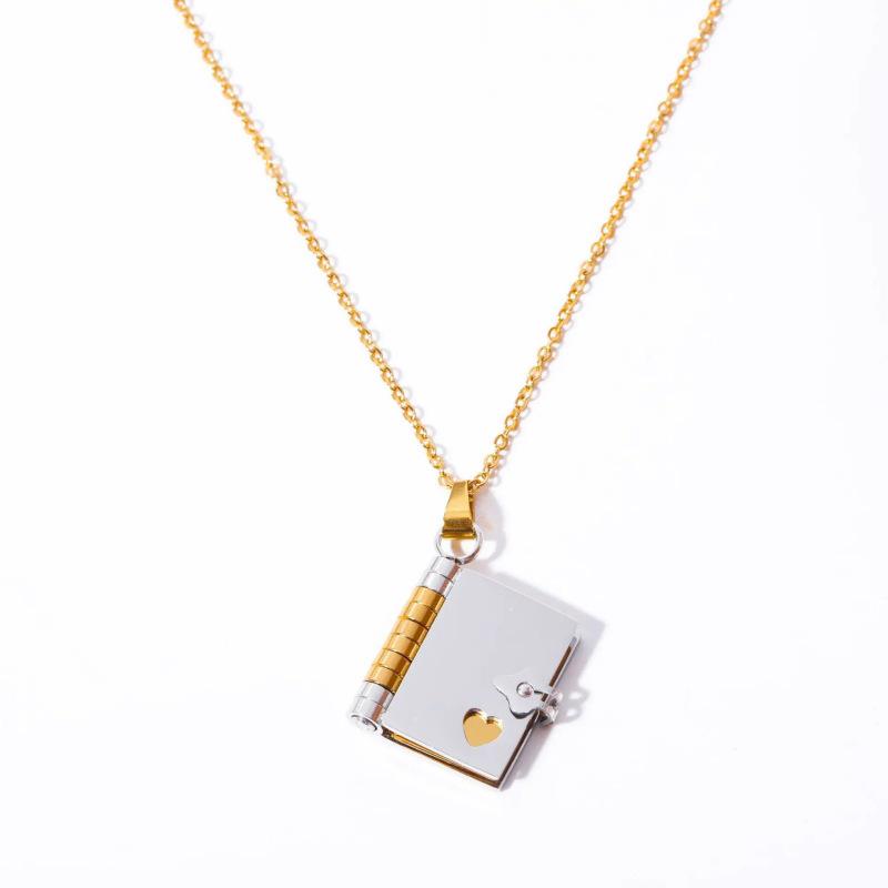 Elegant Women's T-Shaped Titanium Steel Necklace - Light Luxury Style Clavicle Jewelry