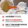 Plush Little White Shoes Women's Winter New Thick-soled Warm Velcro Women's Shoes Fashionable Versatile Casual Single Shoes