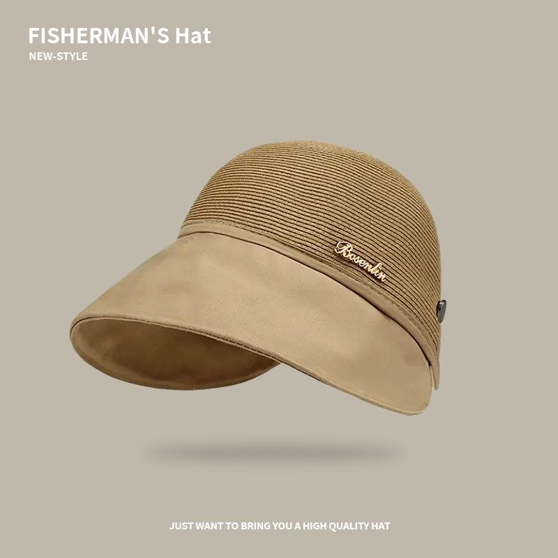 Wide brim peaked cap women summer cycling shade smoke purple duck tongue can hang mask equestrian cap