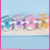 Pudding Cup Sealing Paper, Star Straw, and Dessert Table Stickers for Cake Decoration