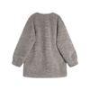 ELLE French Casual Loose Versatile Comfortable Drop Shoulder Long Sleeve Lambswool Single-Breasted Fleece Coat Women outerwear EF53026