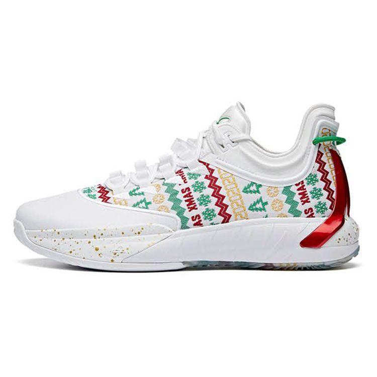 Anta Men Gordon Hayward 1 Basketball Sneakers White Black Red 112011103-6 39