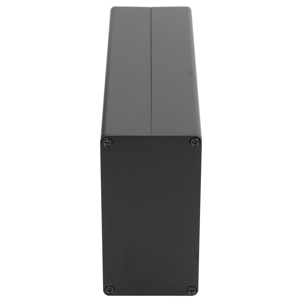 Aluminum Alloy Electric Box Power Amp Project Case Split Enclosure 58x110x200mm Matte Black