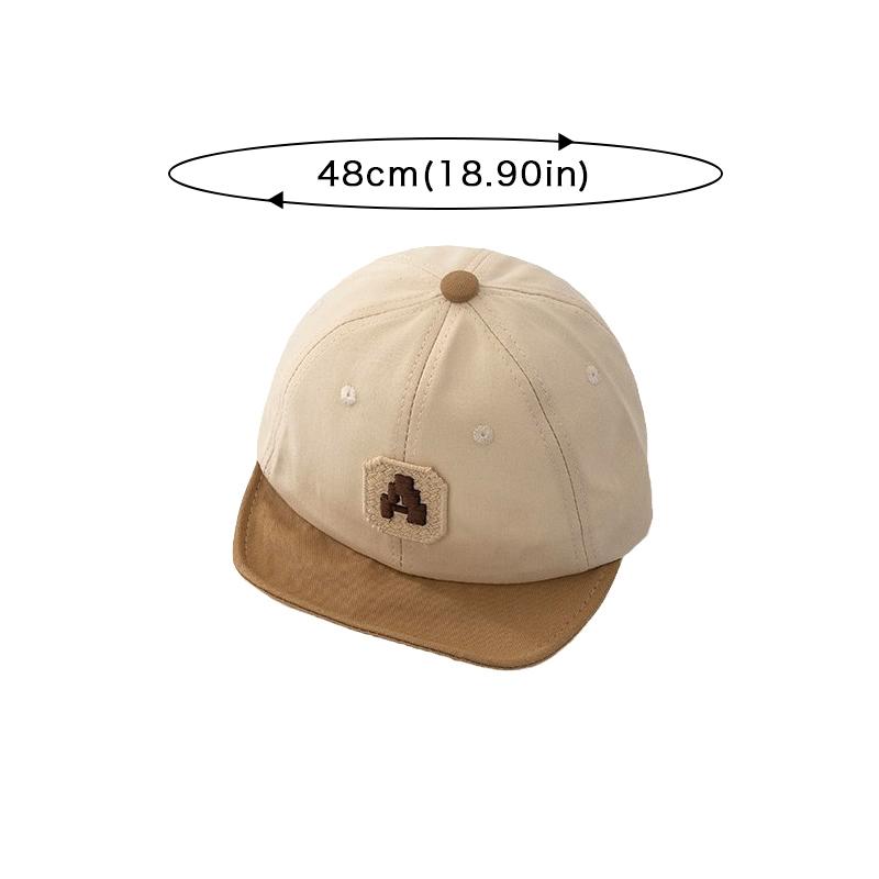 Letter Baby Baseball Cap Spring Summer Soft Brim Toddler Sun Hat Embroidered Patchwork Kids Boy Girl Peaked Caps