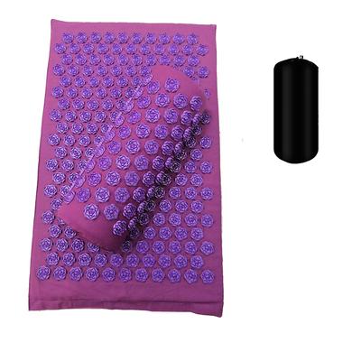 Tappetino Massaggiante   Tappetino Yoga Massaggiante Agopressione Alleviare lo Stress Dolore Schiena Corpo Tappetino con Punte Cuscino Massaggio Agopuntura
