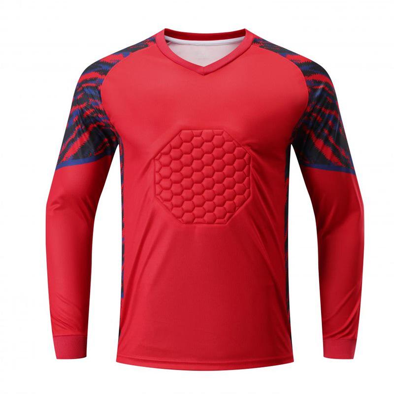 Men's and Women's Long Sleeve Protective Goalkeeper Jersey - Training and Match Uniform