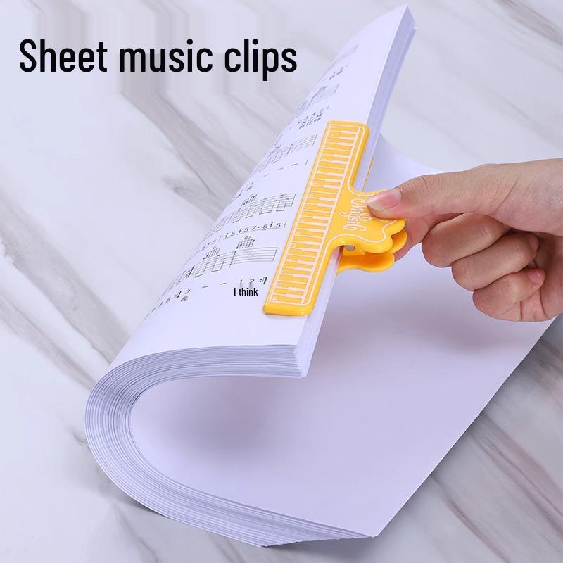 Piano Music Clip: Multi-Functional Large Staff and Note Holder