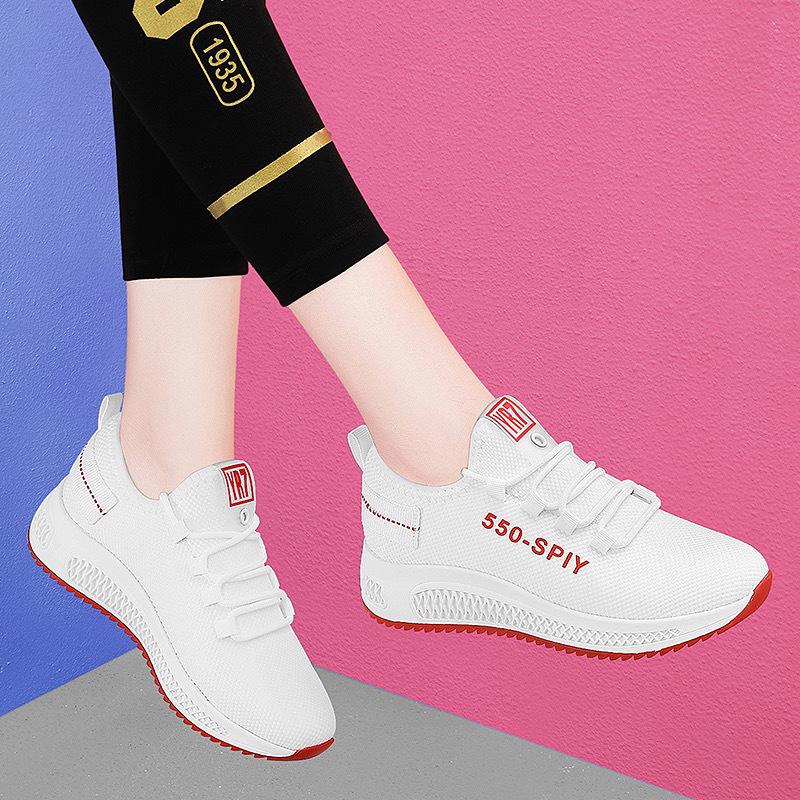 Women's Korean Style Casual Breathable Cloth Low-Top Sneakers for Work, Dance, and Streetwear
