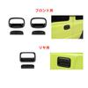 OKAYOHINN Door Handle Covers for Jimny Nomade JC74W Door Knob Door Panel Exterior Scratch ABS (3-door, Covers, Garnish, Prevention, Material, 6pcs)