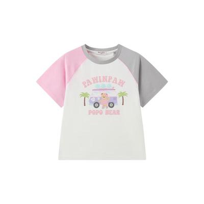 PawinPaw Cartoon-Bär Kinder Kurzarm-T-Shirt