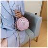 Chain Small Round Bag 2020 New Spring and Summer Fashion All-match Sequined Net Red Shoulder Bag Messenger Bag