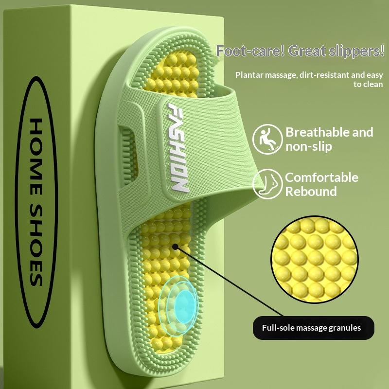 Women Men Acupressure Massage Slippers Soft EVA Anti-Slip Ergonomic Reflexology Slides for Home Bathroom Indoor Outdoor Foot
