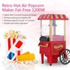 Chariot De Fabricant De Pop-Corn Professionnel Vintage, Pop-Corn Électrique À Air Chaud 1200W pour Cinéma Maison, Machine À Pop[445]
