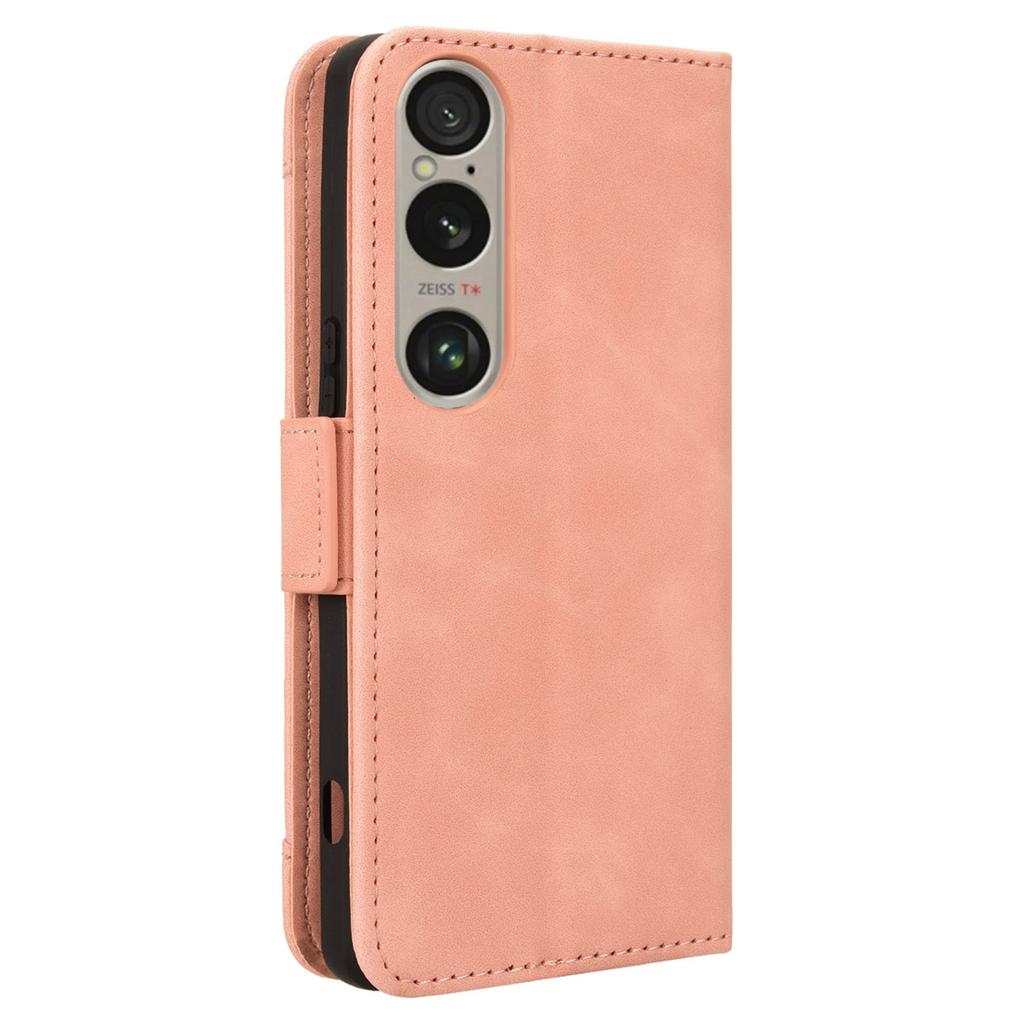For Sony Xperia 1 VI Shockproof Case Multiple Card Slots Leather Phone Cover