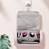 PU Hideable Hanging Hook Hair Dryer Case Portable Non-slip Storage Solution Makeup Pounch Handbag