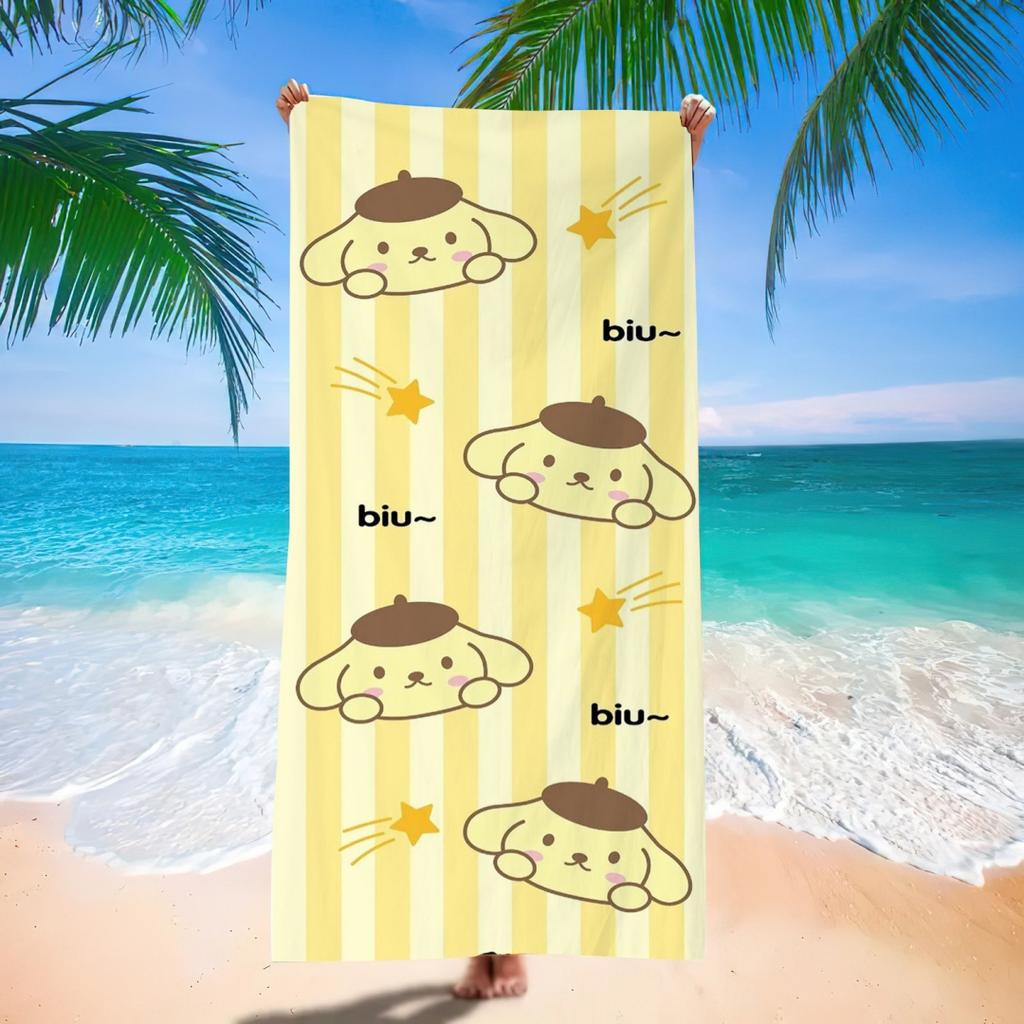 Cute Cartoon Beach Towel Soft Quick Dry Beach Blanket Lightweight Towel For Travel Swimming Pool Camping Beach Accessories