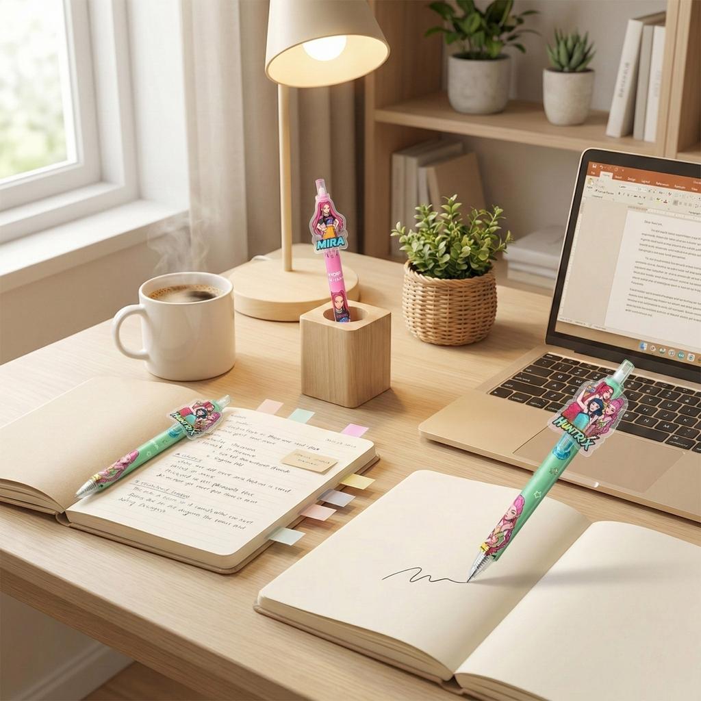 Retractable Gel Pen Click Action Writing Pen Student Stationery 48ml