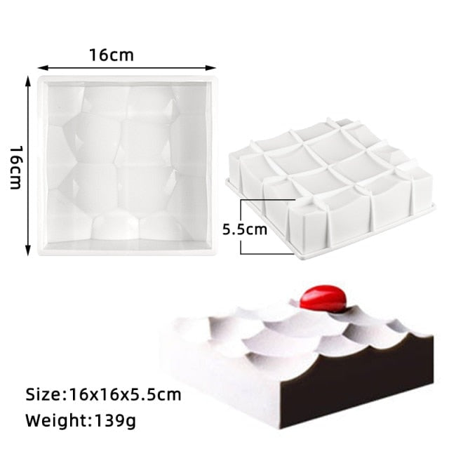 27 Style Silicone Cake Molds Pastry Bakeware Set Non-Stick Mousse Mould Party Dessert Baking Tools Decorating Pan Kitchen Tools Silicone Cupcake Bakin