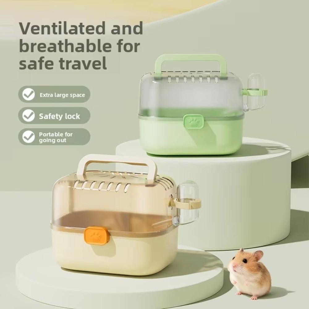 Ventilated Hamster Cage Breathable Hamster Outing Cage Sturdy Pet Travel Case Small Pet Care