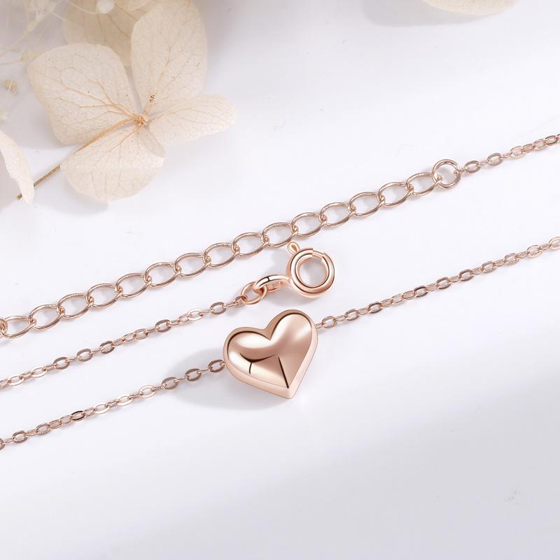 Love Doudou Necklace Women's Niche Exquisite Fashion Versatile Glossy Love Pendant Item Accessories