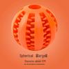 Pet Dog Toy: Bite-Resistant Rubber Molar Ball for Teeth Cleaning and Boredom Relief - Available In Small, Medium, Large with Sound Feature
