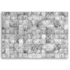 Canvas print, Oriental mosaic on grey tiles