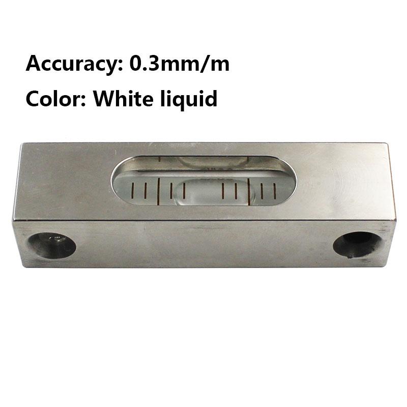 Strip Stainless Steel Shell Spirit Level Side-mounted Ampoules Mini Small Long High Precision