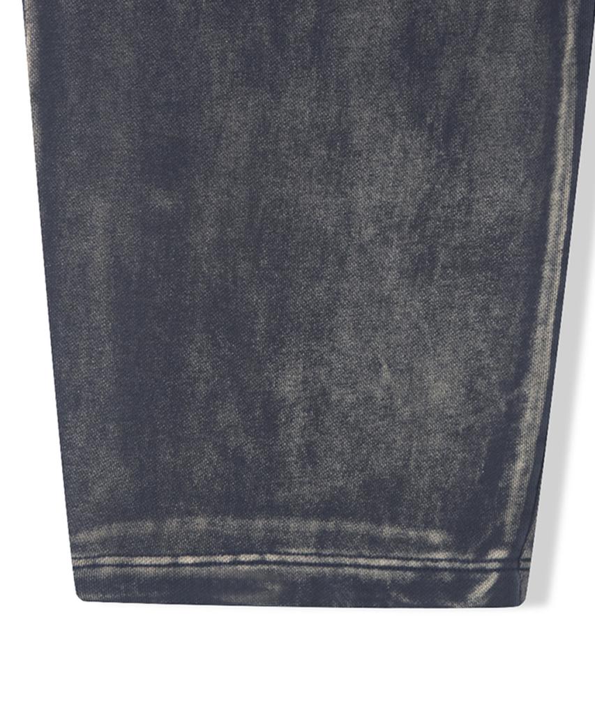 Eonyujeulaeb Double Curve Heavy Pants [Navy]