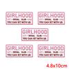 10pcs /Lots Pink Cartoon English Letter Embroidered Patches Diy Jackets Backpack Sew Badges Iron On Patches For Clothing Stickers 