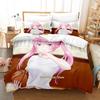 New Shikimori's Not Just A Cutie Bedding Set Cartoon Anime Three-piece Set Adult Kid Bedroom Duvetcover Sets Camas Dormitorio