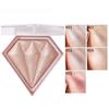 Powdery Cake Calm Makeup Grooming Carry Bright Color of Skin Three-dimensional Carry Bright Flash Powder Diamond Highlights Powdery Cake