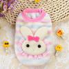 Fleece Pet Vest Small Puppy Cats Clothing Warm Lightweight Wear Cartoon Dog Clothes Chest Size Adjustable Comfort Fit