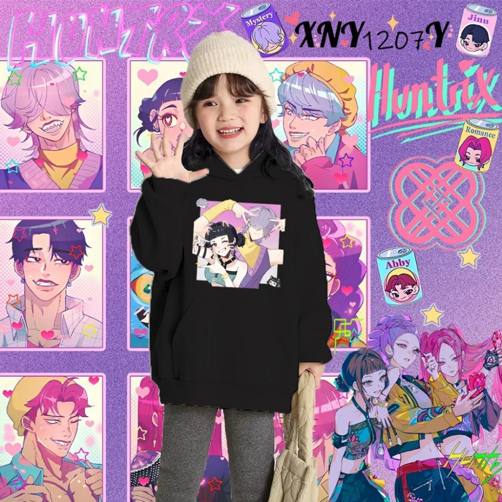 

2025 Новая Девичья Детская Одежда Толстовка Модный Универсальный Стиль Аниме Мультяшный Принт Одежда Милый Популярный Стиль Топы 100