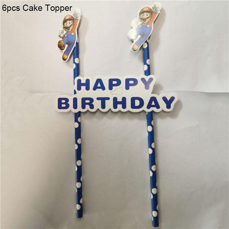 Mario Super Themed Birthdy Party Supplies Decor Banner Cups Napkins Tablecloth